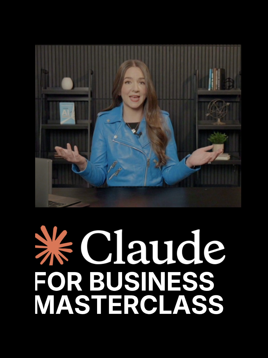 Claude for Business Masterclass with Dr. Joan Bajorek